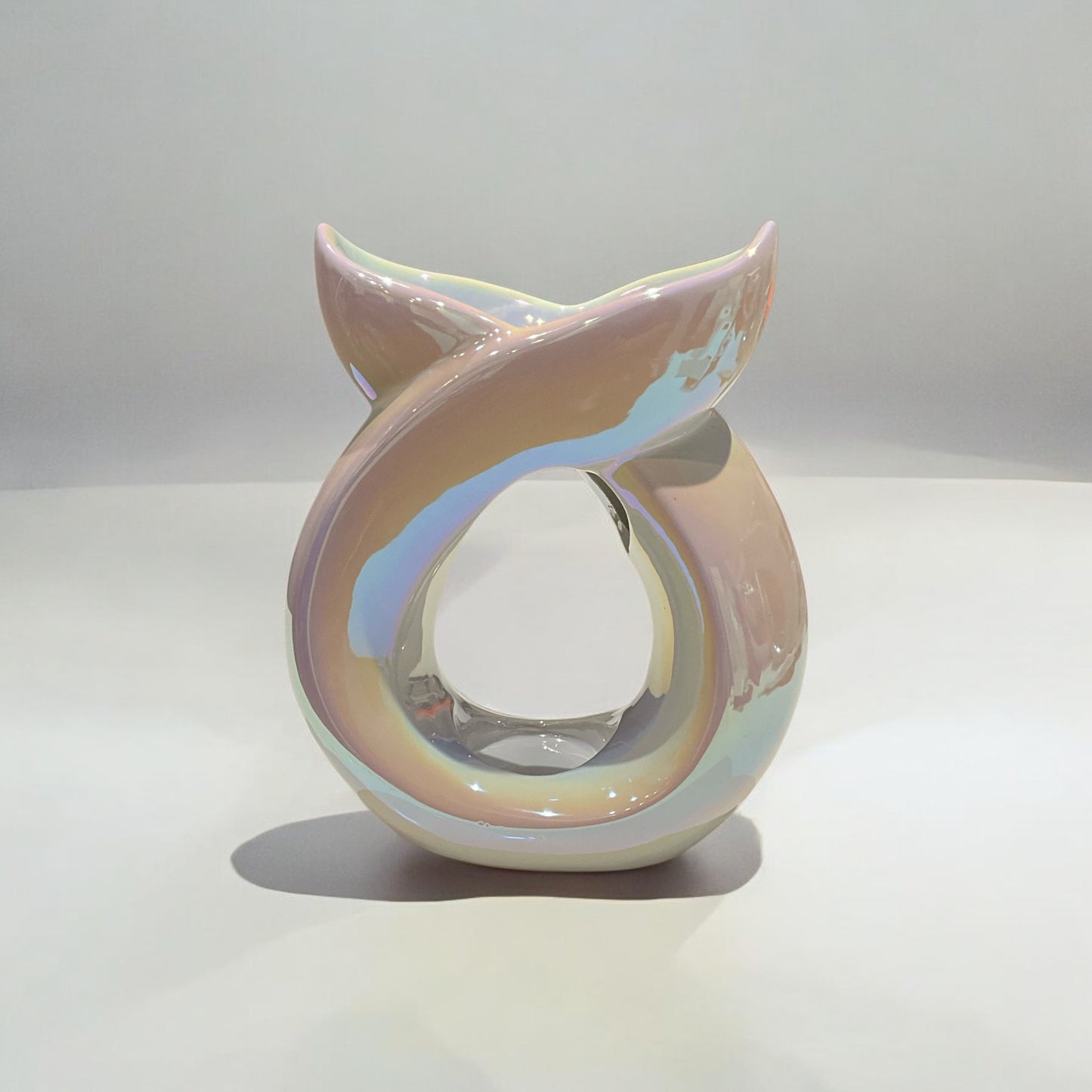 Crossover Ceramic Burner/Melter - White Iridescent