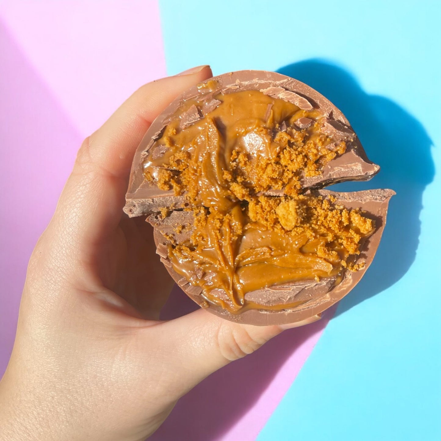 Stuffed Chocolate Half Easter Egg