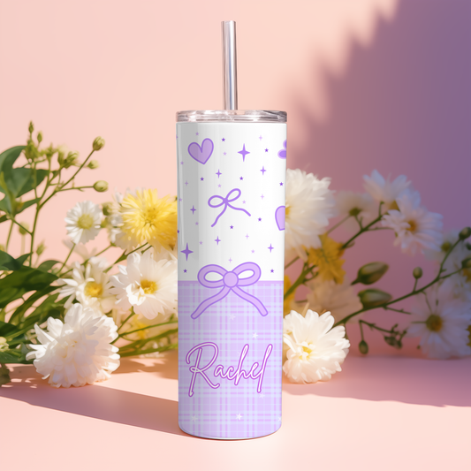 Personalised Bow Tumblers 20oz