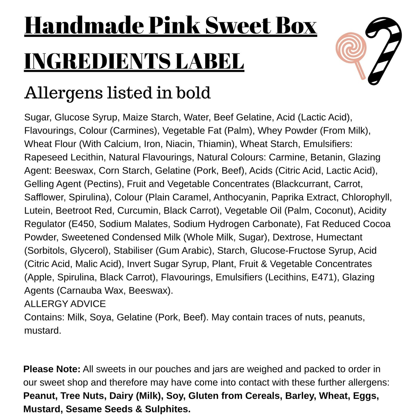 Handmade Pink Sweet Box