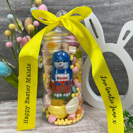 Personalised Easter Sweet Jar - Kinder