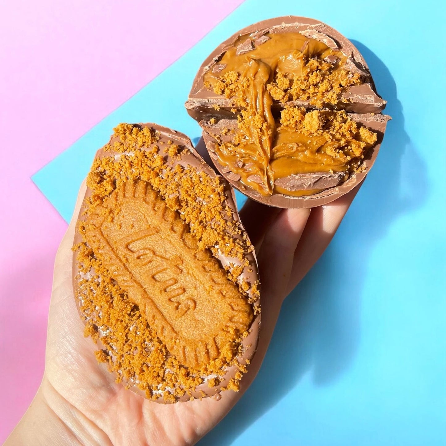 Stuffed Chocolate Half Easter Egg