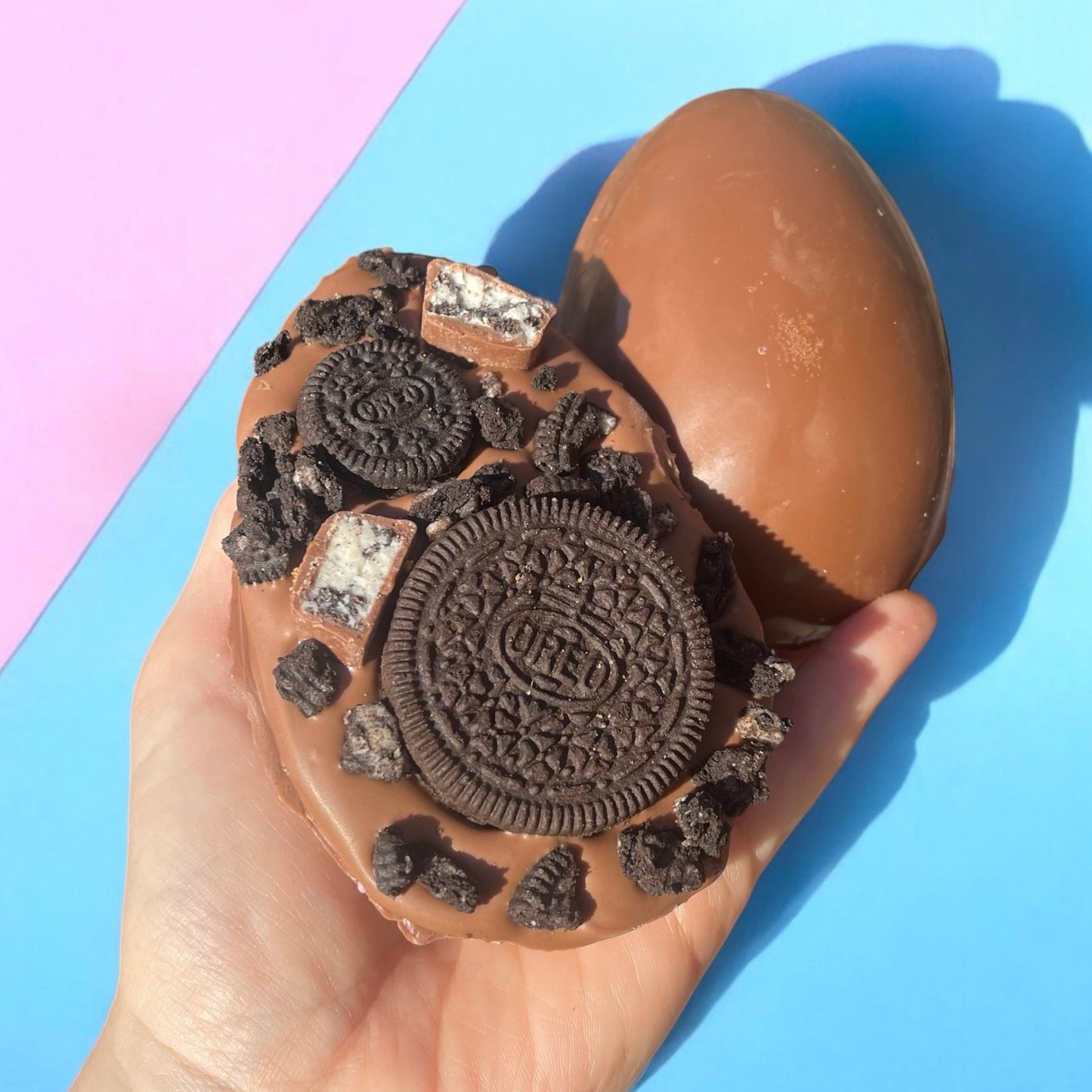 Stuffed Chocolate Half Easter Egg