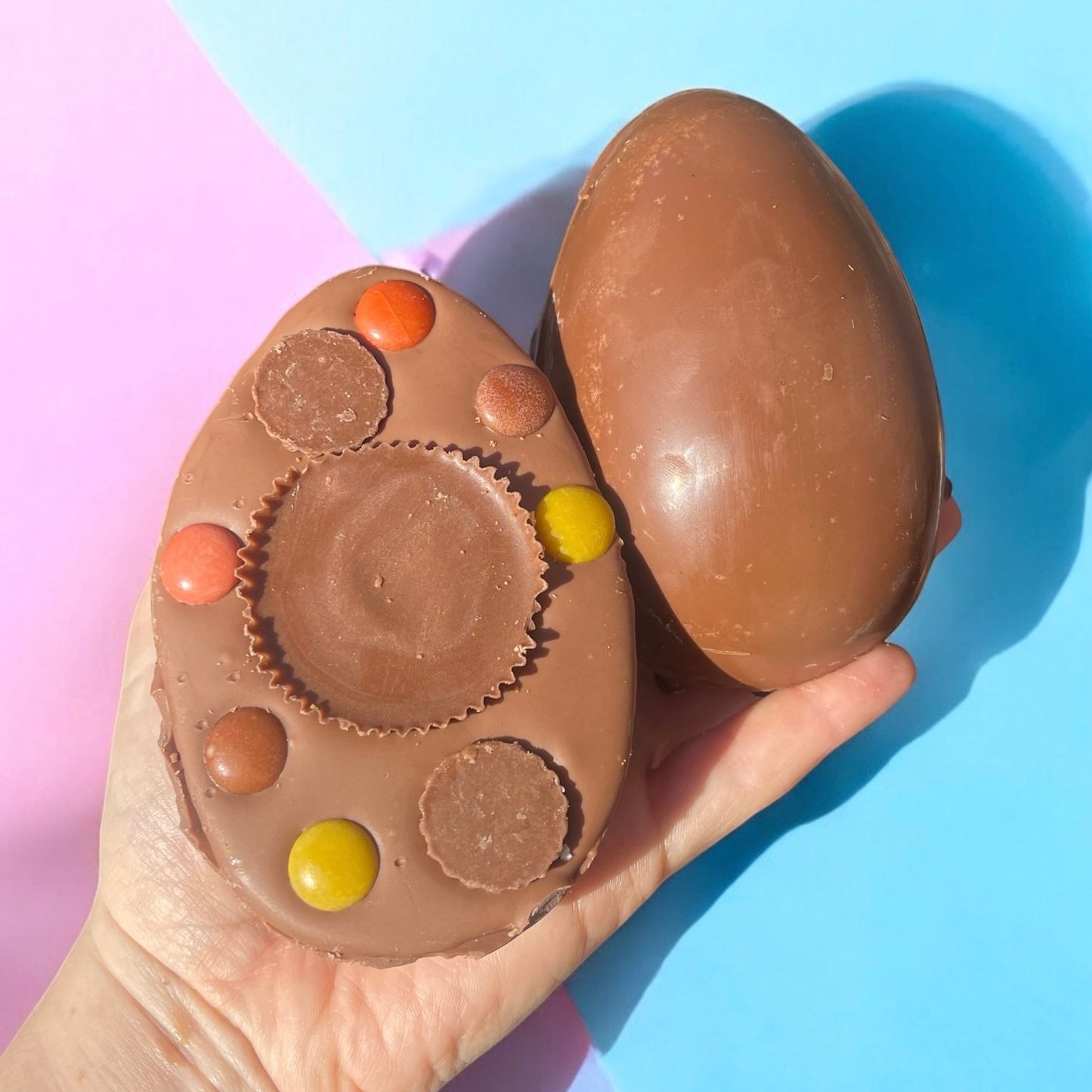 Stuffed Chocolate Half Easter Egg