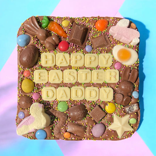Happy Easter Personalised Chocolate Slab
