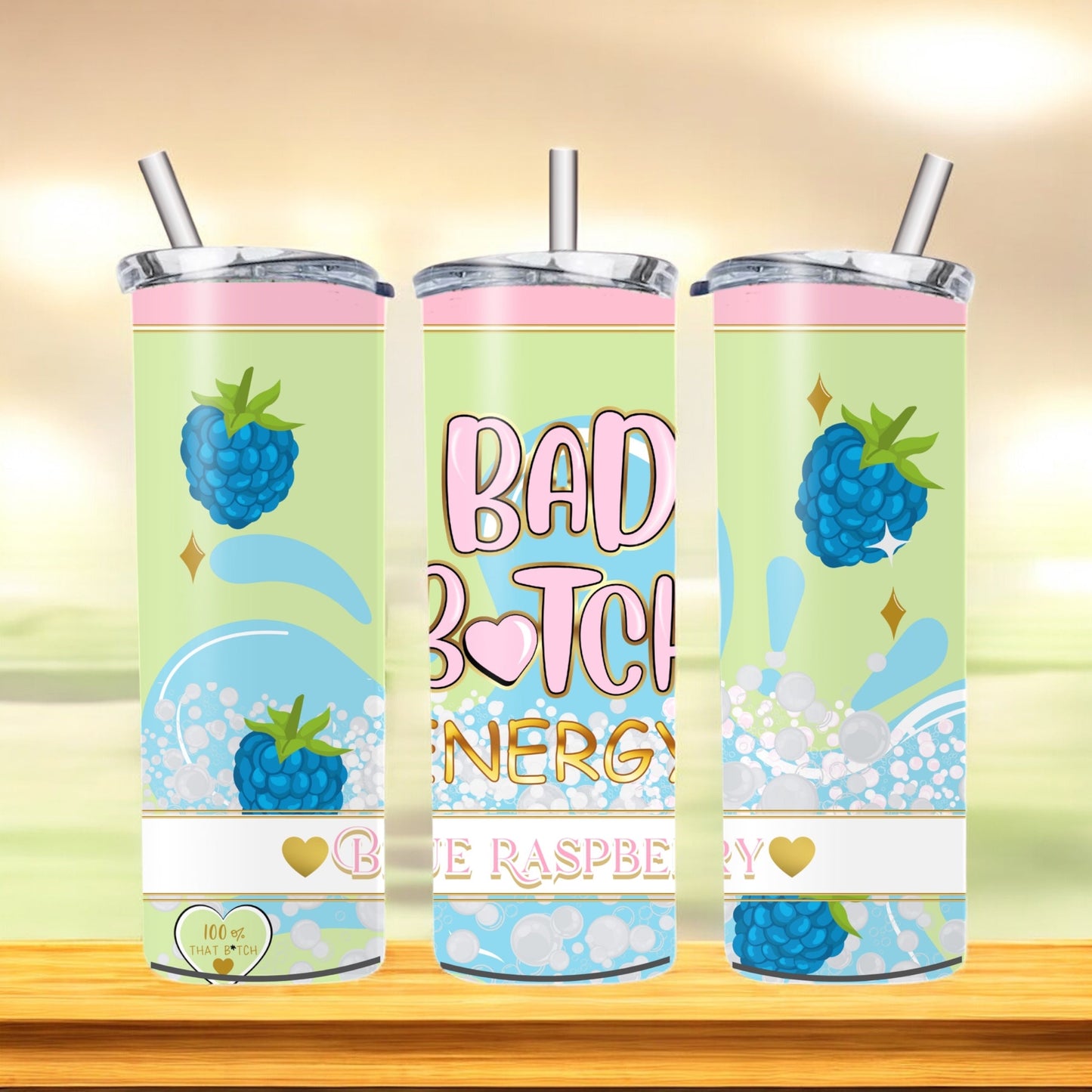 Bad B energy 20oz tumblers