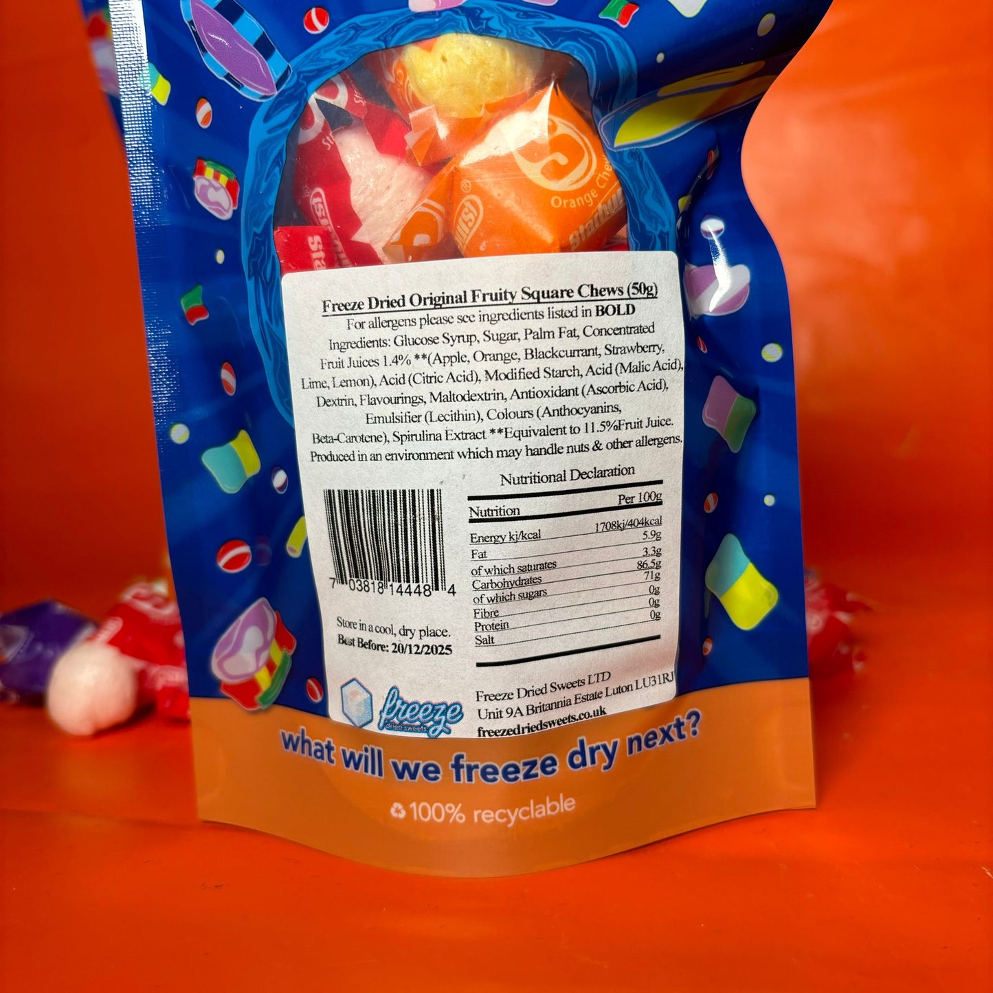 Freeze Dried Startbursts - 50g